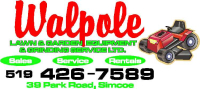 Logo Walpole Lawn & Garden Equipment and Grinding Service LTD.