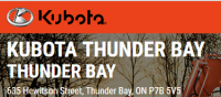 Logo Kubota Thunder Bay