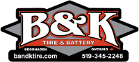 Logo B & K TIRE & BATTERY