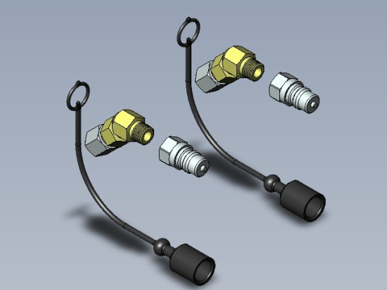 Hydraulic adaptor kit "Quick Nipple"