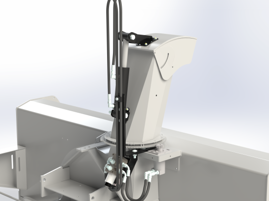 Hydraulic Deflector Adjustment w/valve
