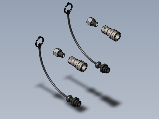 Hydraulic quick female 1/4 pioneer 1/4-3/8NPT