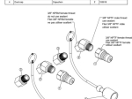 Hydraulic adaptor kit "Quick Nipple"