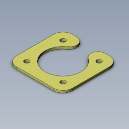 RIVETABLE PLATE FOR CONNECTOR