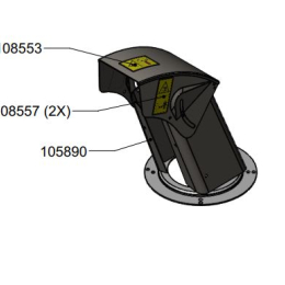 CHUTE #105890 WITH SAFETY DECALS