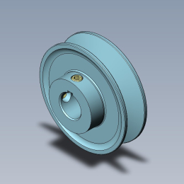 PULLEY 3.15" WITH SET SCREW