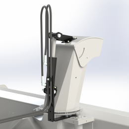 Hydraulic Deflector Adjustment