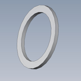 NYLON FLAT WASHER 21/32"