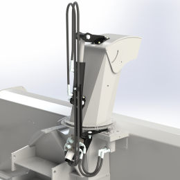 Déflecteur hydraulique avec valve