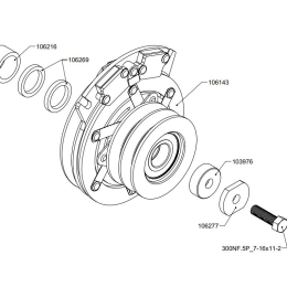 ELEC. CLUTCH ASSEMBLY (HOLE 1 1/8")