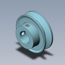 PULLEY 3.15" WITH SET SCREW