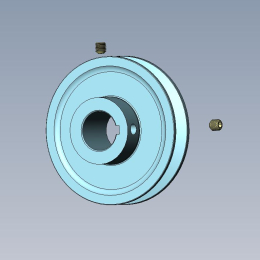 PULLEY 4.25" WITH SET SCREW