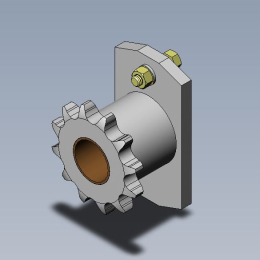 SPROCKET WITH SHEAR PIN