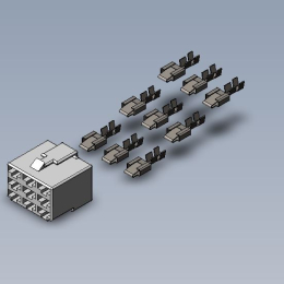 9 BLADES MALE CONNECTOR