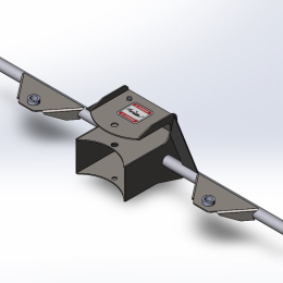 GEAR BOX FRAME #106586 W/ SAFETY DECAL